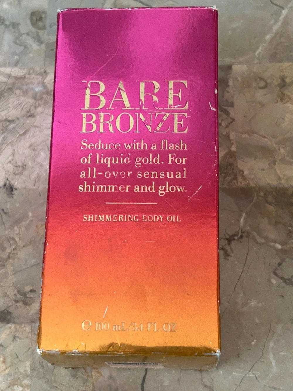 New Unopened Victoria's Secret Bare Bronze Glow Shimmering Body Oil